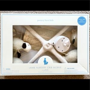 pottery barn lamb mobile